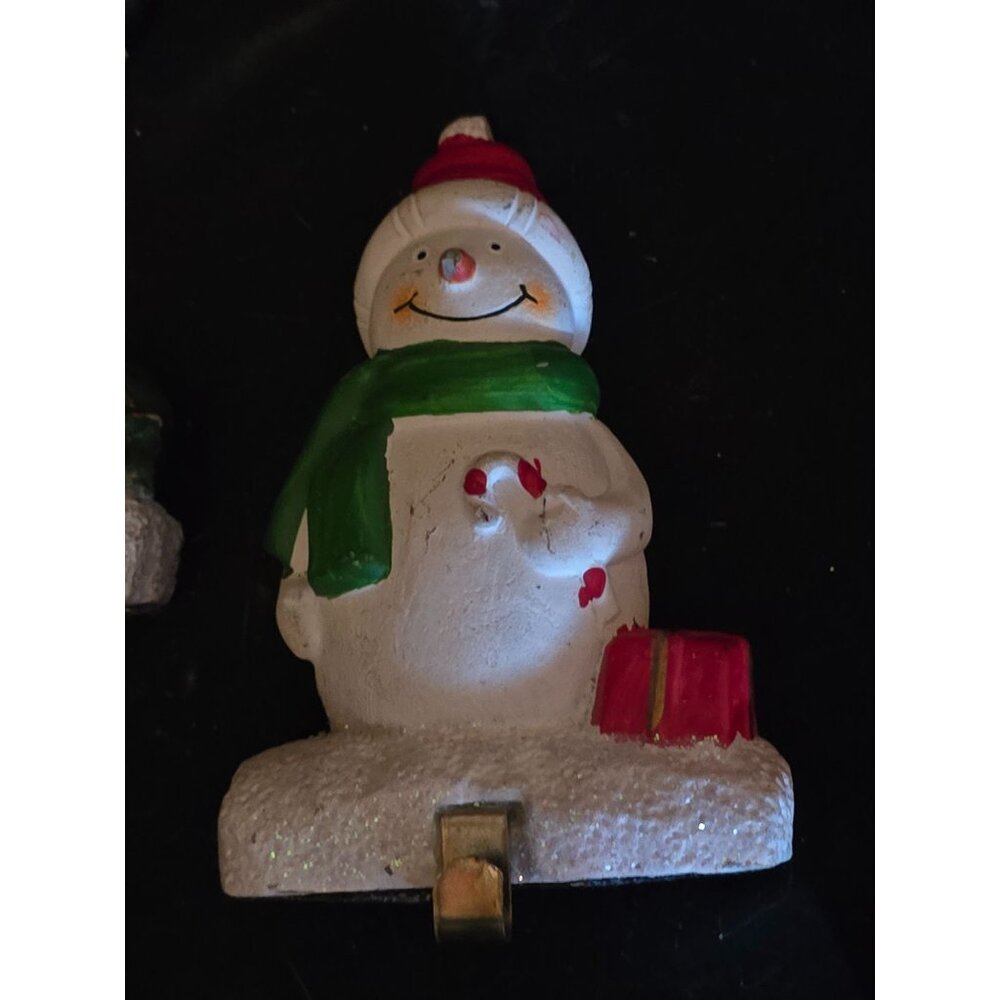 Set Of 3 Vintage Decon Decor Christmas Stocking Holders - Picture 4 of 6